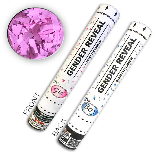 Gender Reveal Confetti Cannon - Confetti (650x650), Png Download