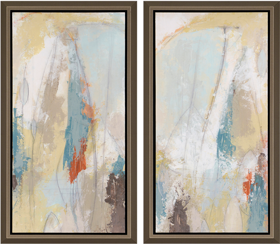 Plaster Sketch Pk/2 - Plaster Sketch Framed Art, 18"x33", Set Work,paper, (550x550), Png Download