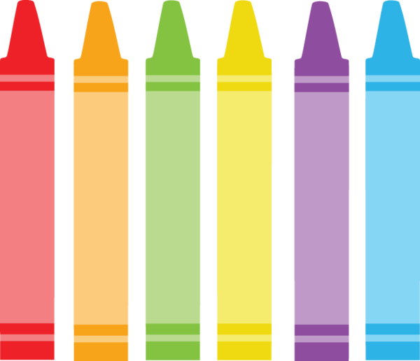 684 Graphic Crayons - Crayon Clipart (600x517), Png Download