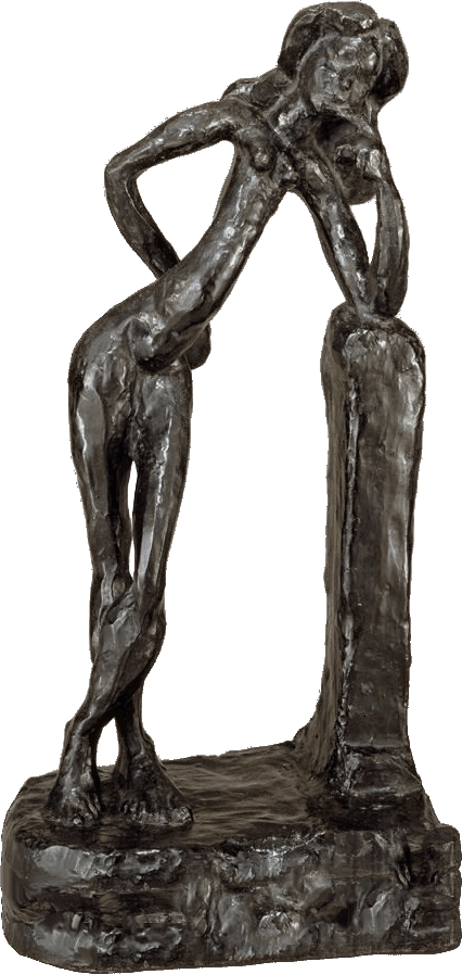 Watercolor And Pencil On Paper - Sculpture La Serpentine De Henri Matisse (426x897), Png Download