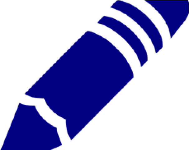Crayon Clipart Navy Blue - Transparent Purple Crayon (640x480), Png Download