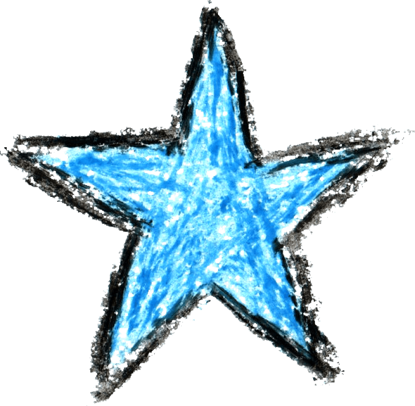Free Png Crayon Star Drawing Png Images Transparent - Crayon Doodles Transparent Background (851x833), Png Download