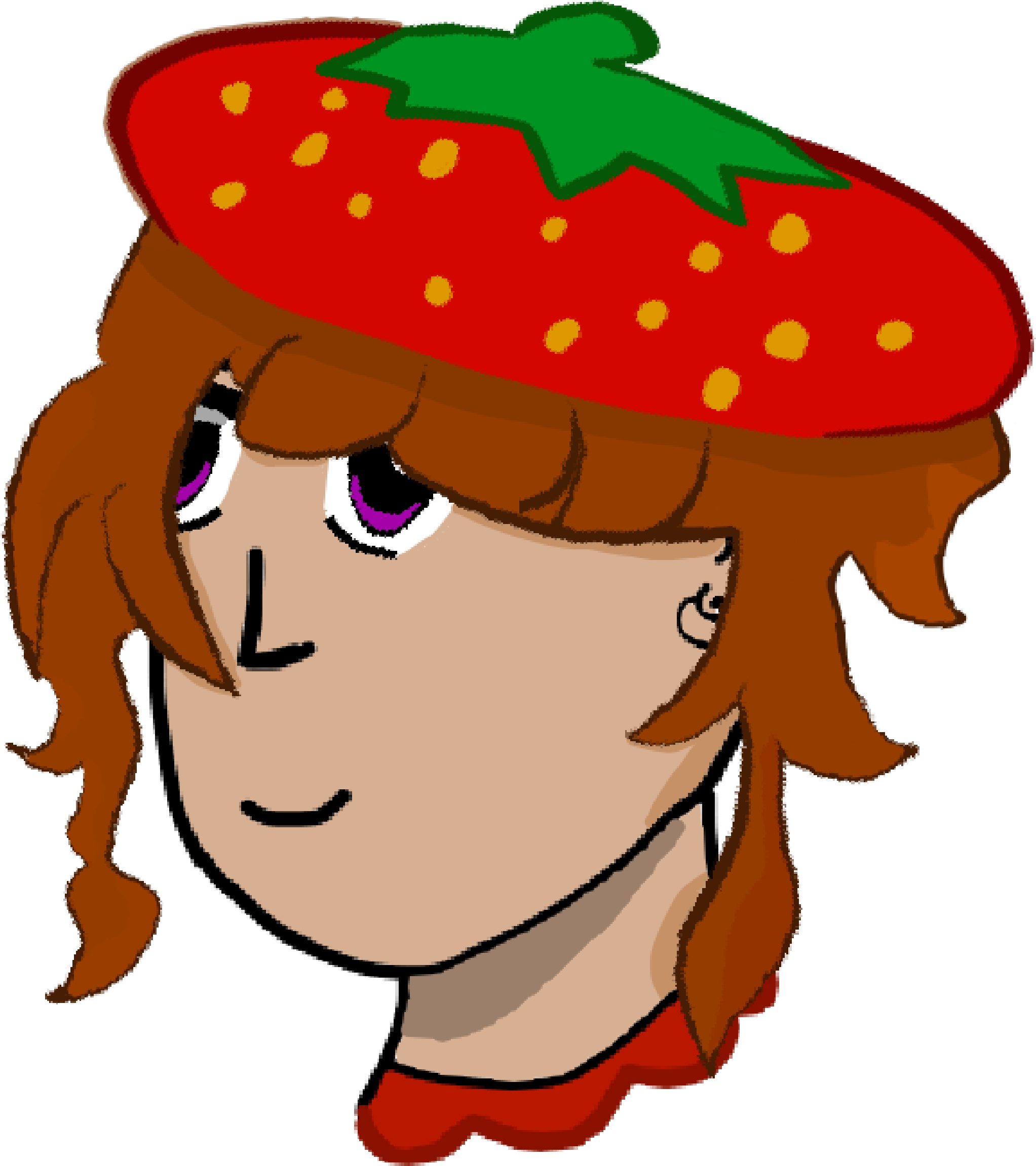 Fresa - Cartoon (2172x2322), Png Download