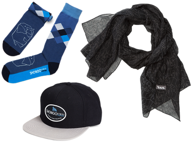 Mens Safari Set - Scarf (408x350), Png Download