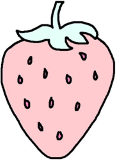 Report Abuse - Pastel Strawberry (358x492), Png Download