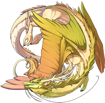 2086934 350 - Dragon Beautiful Png White (350x350), Png Download