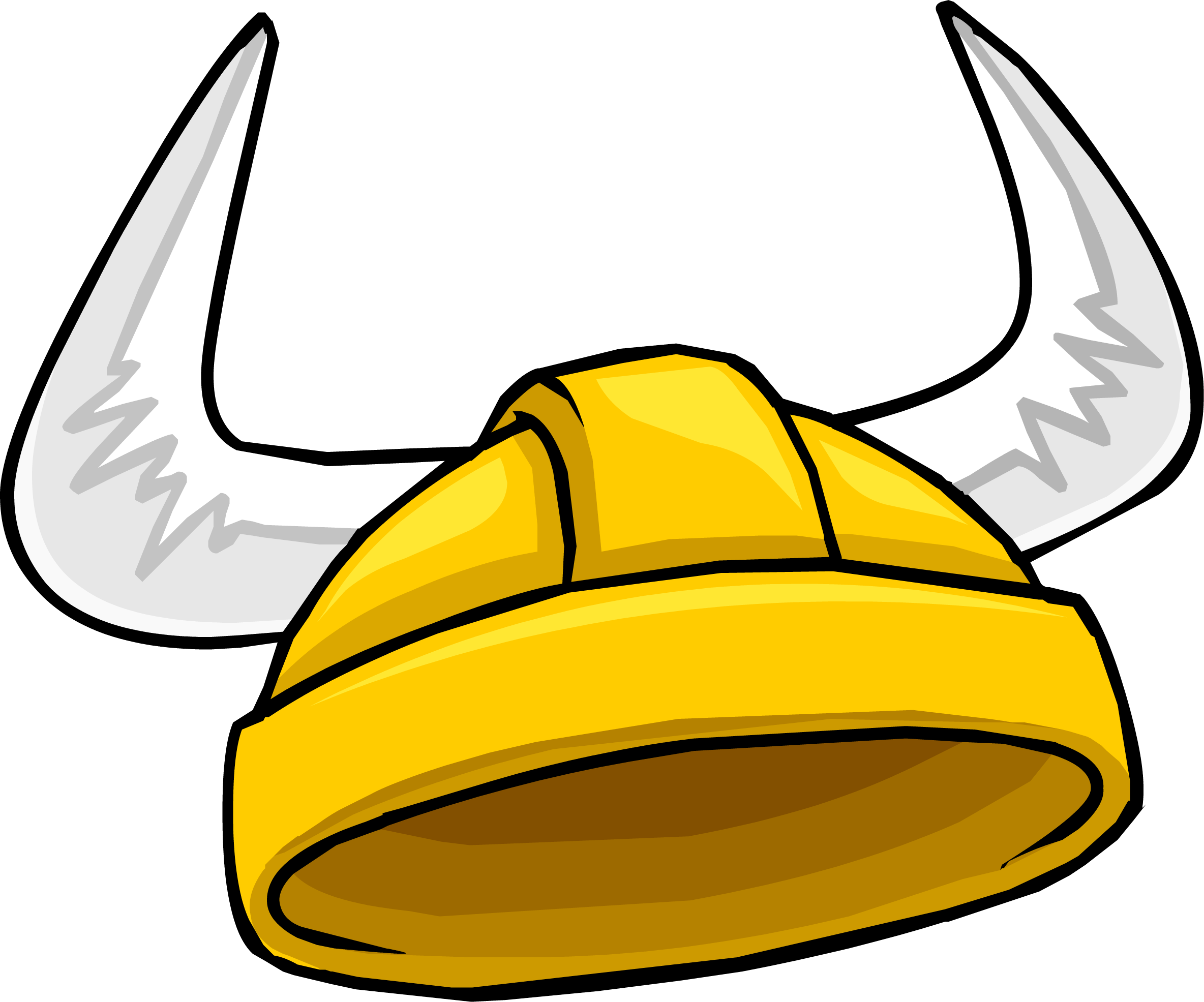 Golden Viking Helmet Icon - Club Penguin Viking Helmet (2368x1971), Png Download