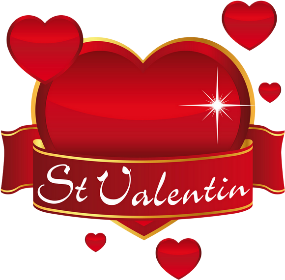 Coeur Saint Valentin Png - Saint Valentin (600x600), Png Download