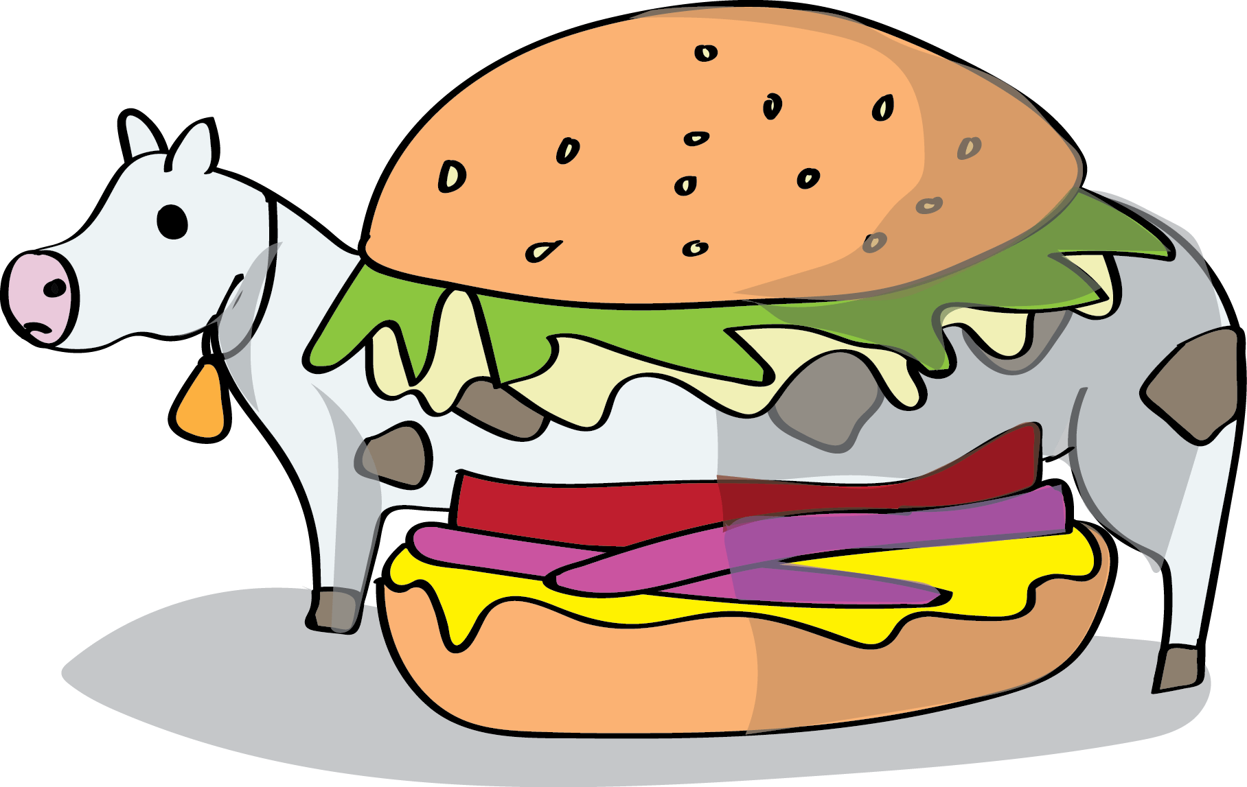 Tarush Mohanti // Daily Nexus - Vegan Cartoon Food Png (1816x1147), Png Download