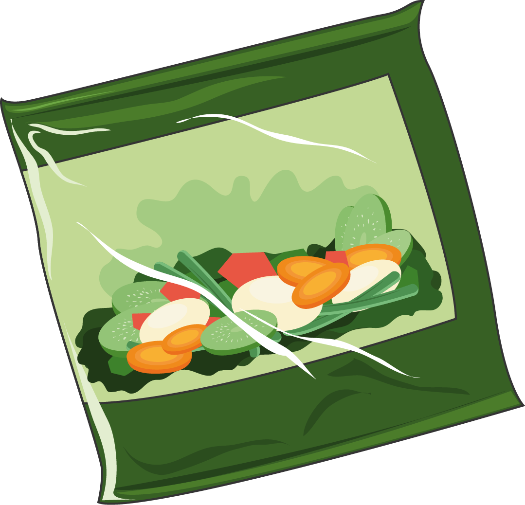 Frozen Vegetables Clip Art - Clip Art Frozen Food (1079x1038), Png Download