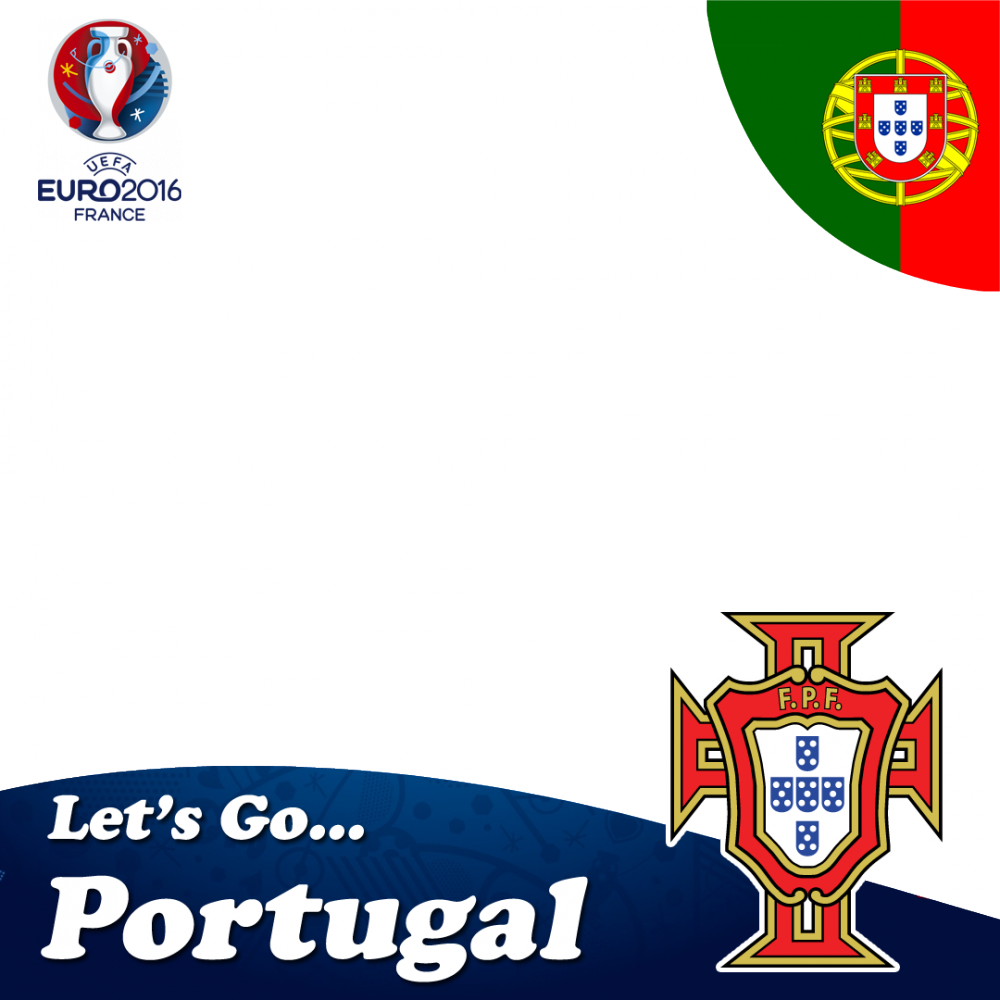 Let's Go, Portugal - Uefa Euro 2016 Ball (1000x1000), Png Download
