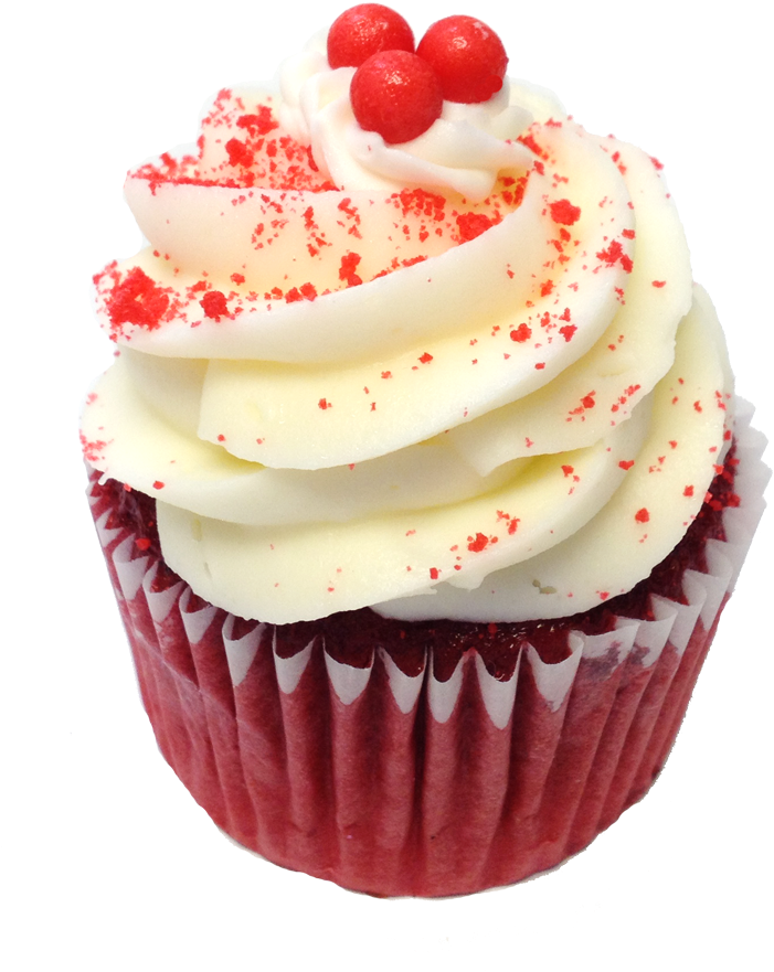 San Valentin Cupcake Delilac - Cupcake Red Velvet Png (1000x1000), Png Download