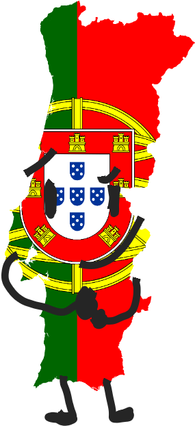 Portugal 0 - Flag: Naval Jack Of Portugal (1280x720), Png Download