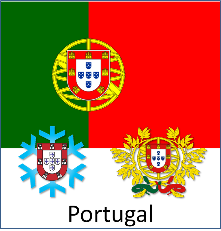 Portuguese Republic Iihf Associate Member (joined May - Portugal Flag (766x800), Png Download