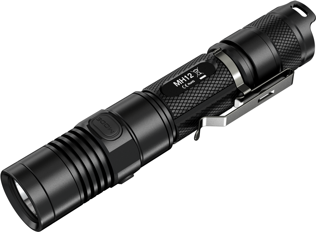 Mh12 Oi - Nitecore Mh12 Multitask Hybrid Series Rechargeable (1200x1200), Png Download