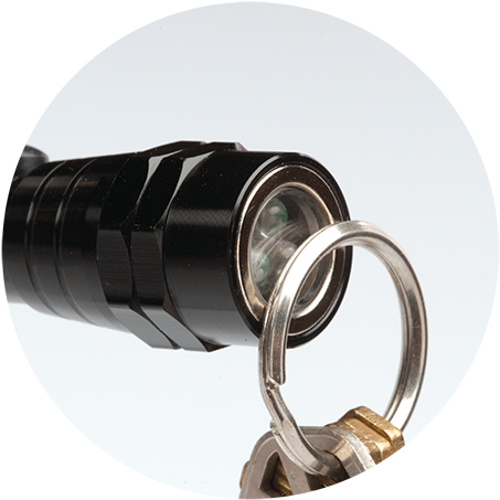 Iscope Key Copy - Serene Telescopic Flex-head Led Flashlight With Extendable (500x500), Png Download