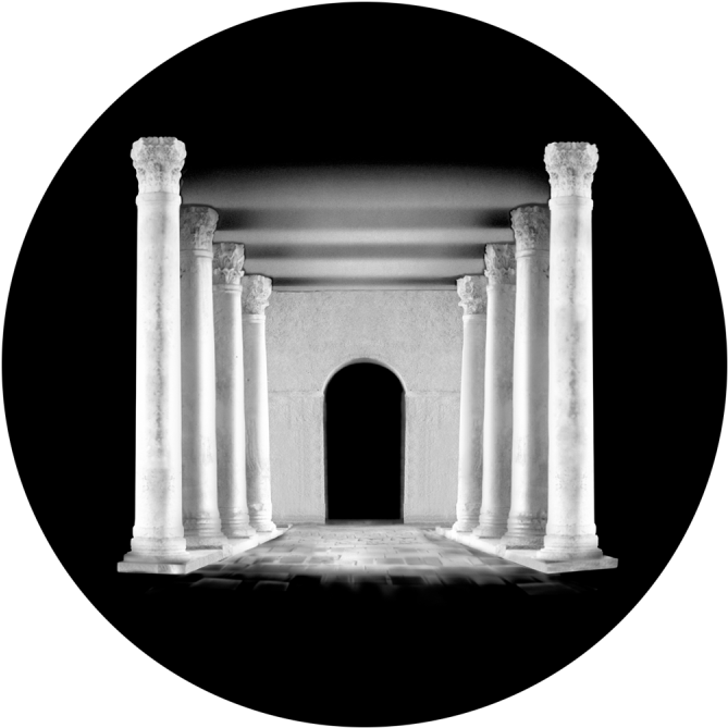 Roman Pillars - Apollo Roman Pillars Glass Gobo Sr-0064 (800x800), Png Download