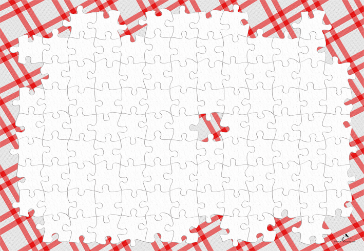 Plantilla Child 1 - Palmar Gingham Red & White Slipcloth - Ce464 (709x490), Png Download