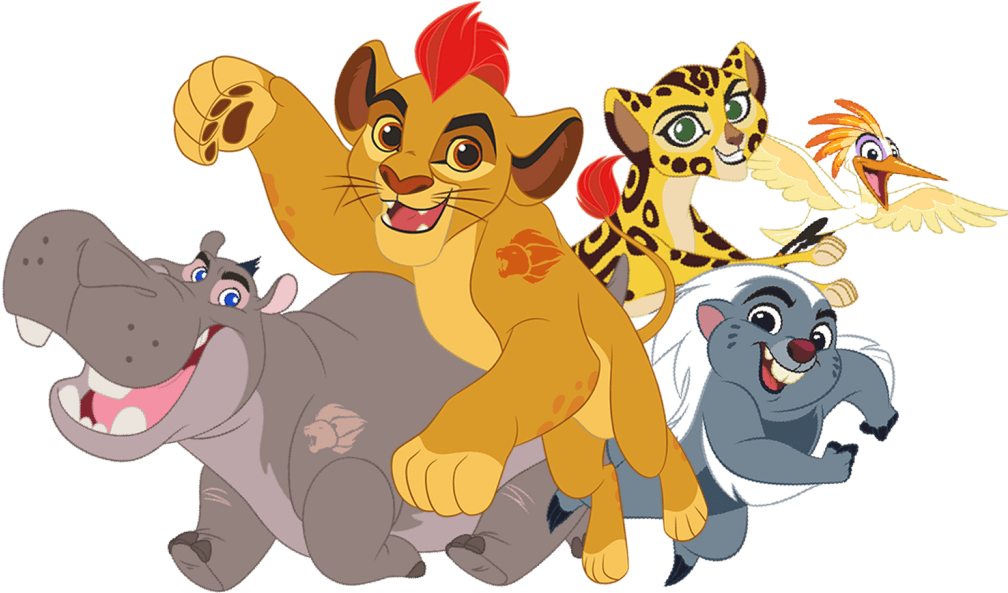 Lion Guard Protectors Of The Pridelands Characters - Disney Invisible Ink & Magic Pen Painting, (1024x765), Png Download