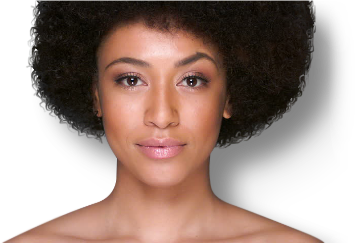 Bg Clientes Mulher Sucesso - Daniel Dash Afro Girl (732x476), Png Download