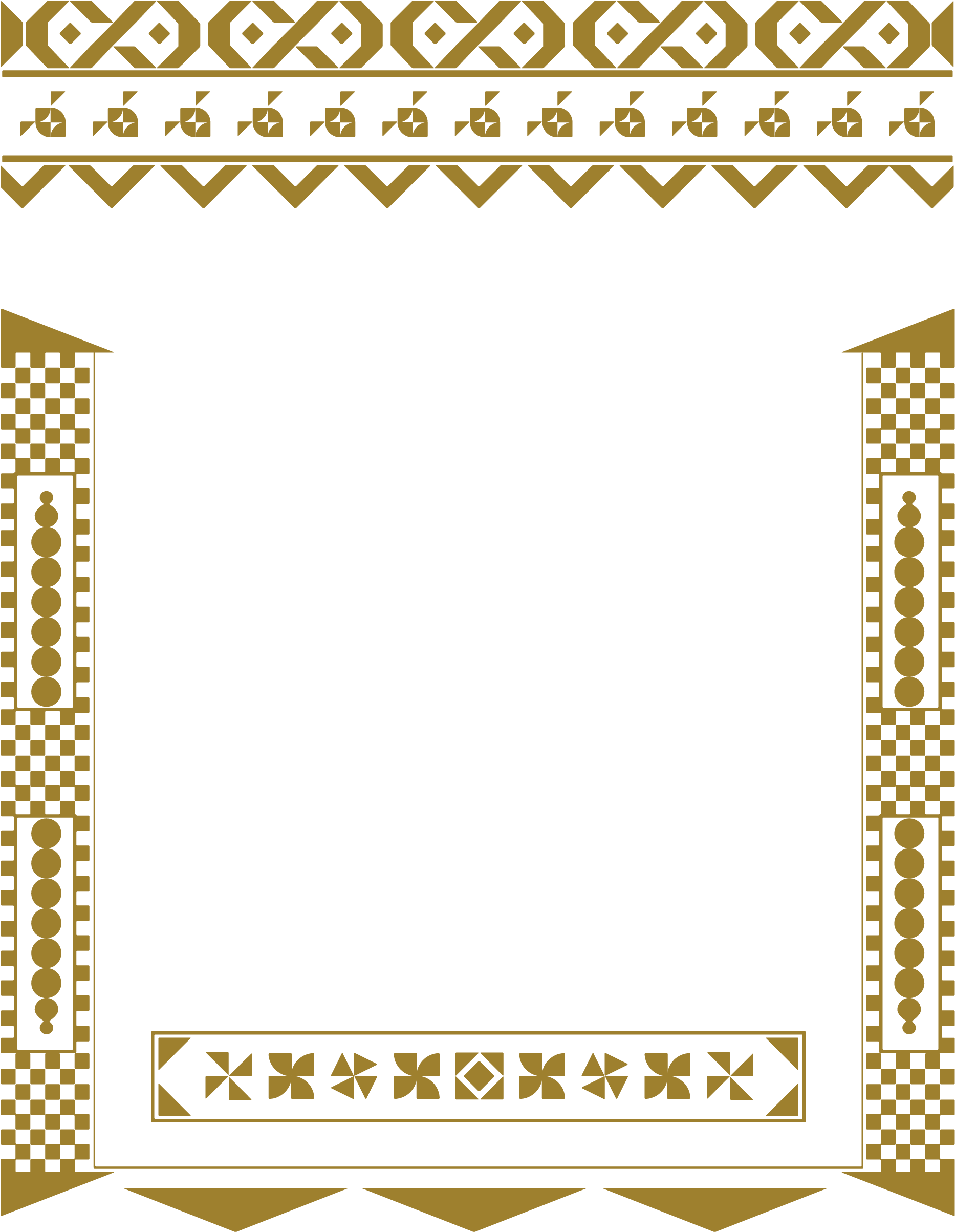 The Jay S Roaring - Great Gatsby Border Png (1920x2445), Png Download
