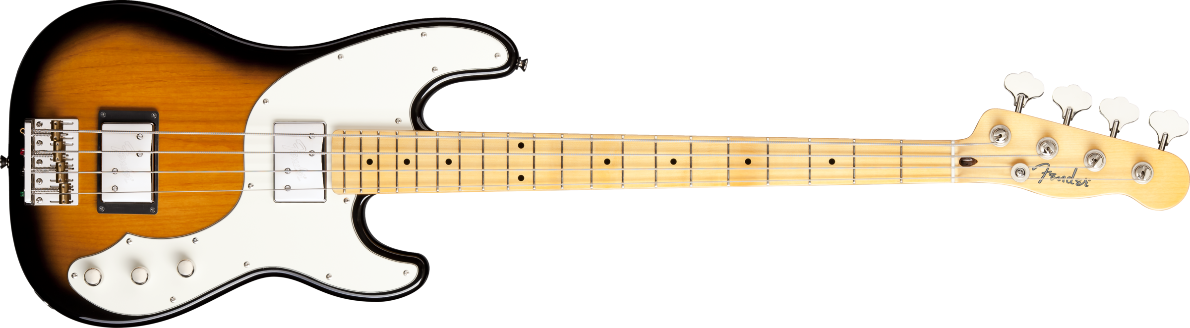 Fender Modern Player Telecaster Bass (2400x662), Png Download