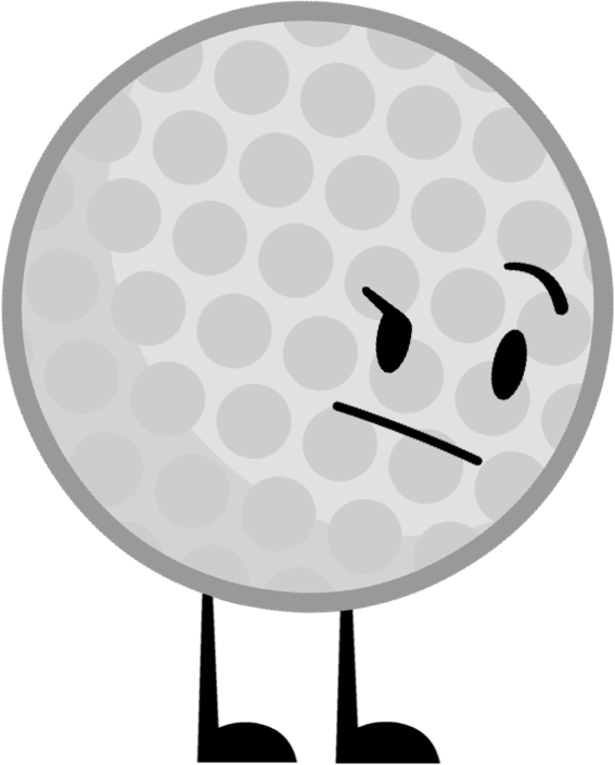 46, March 18, 2013 - Bfdi Golf Ball (567x705), Png Download