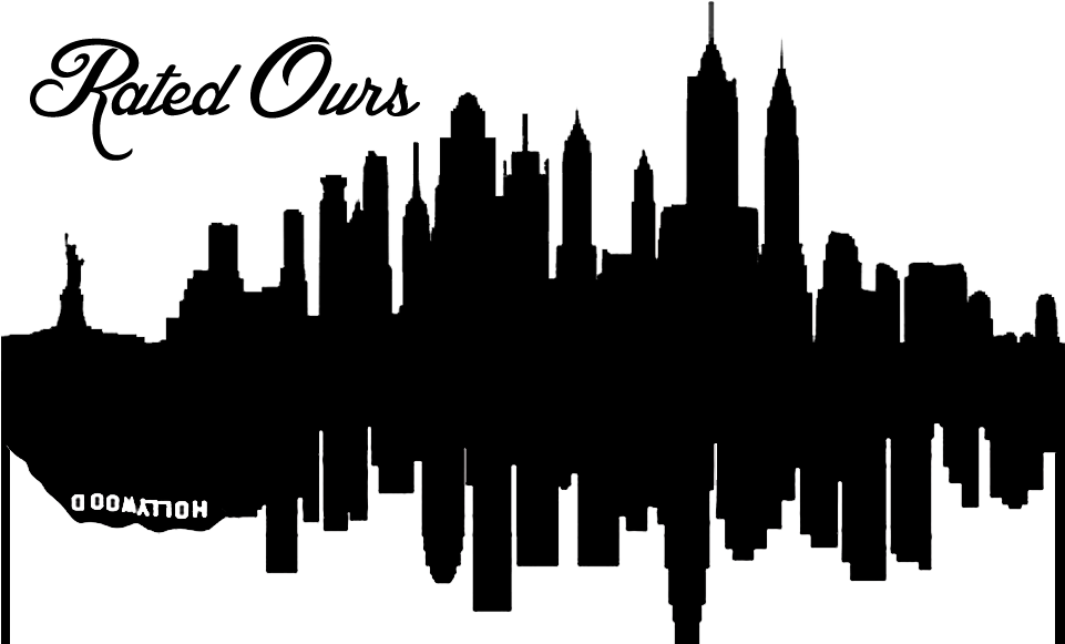 Rated Ours - New York Skyline Silhouette (960x600), Png Download