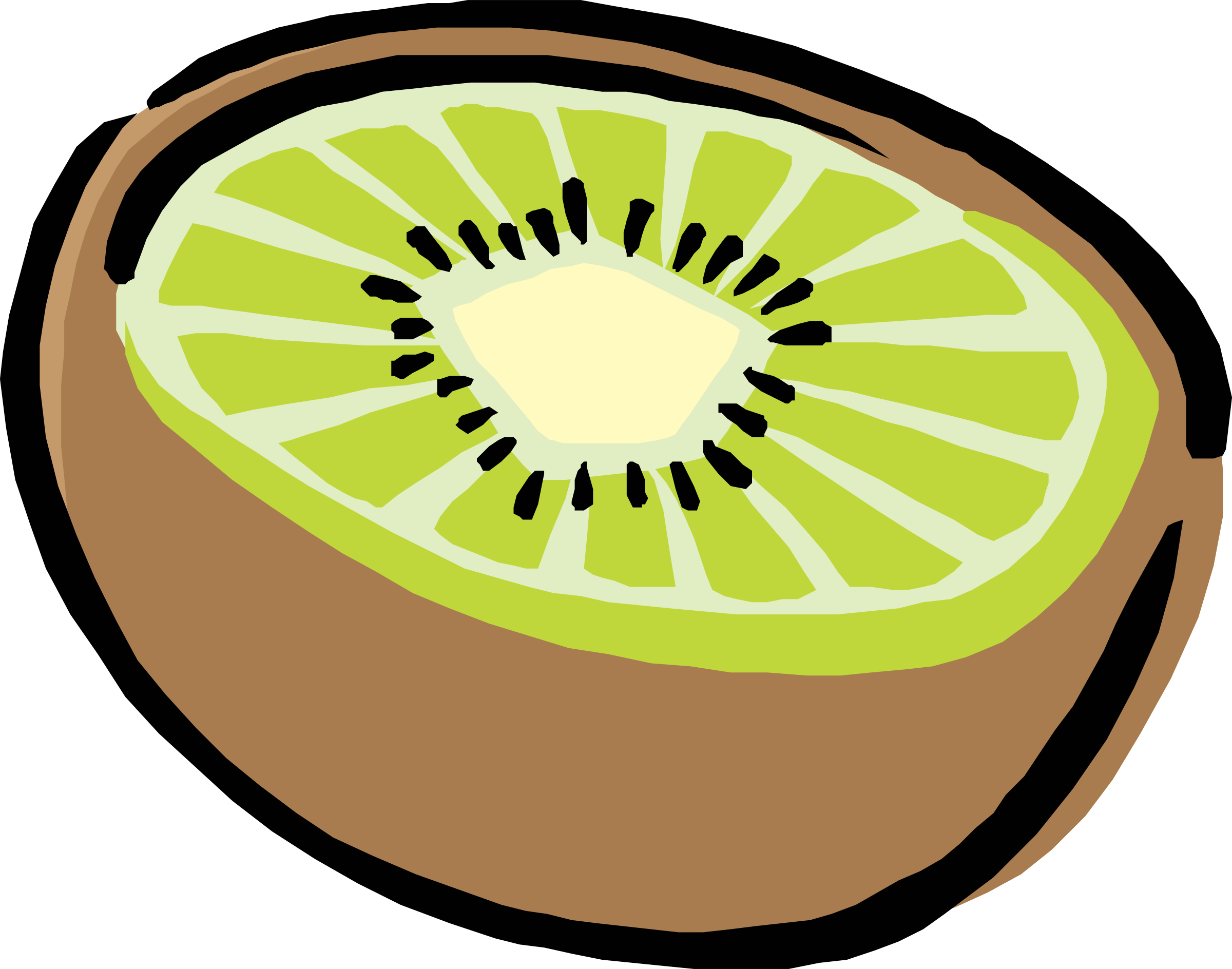 How To Set Use Kiwi Clipart (600x472), Png Download
