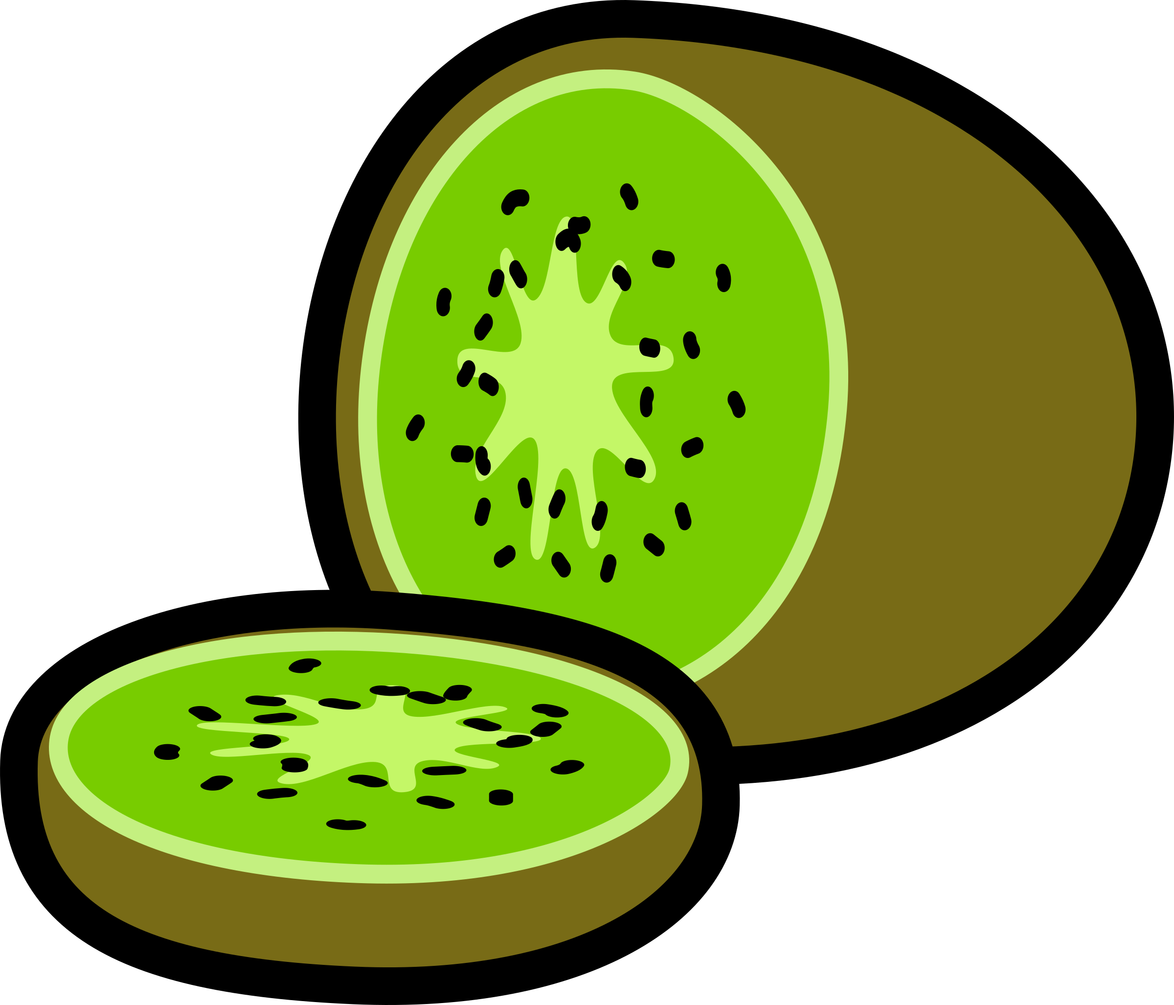 Kiwi Png (2400x2054), Png Download