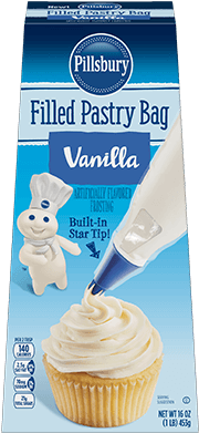 Filled Pastry Bag Vanilla Flavored Frosting - Pillsbury Filled Pastry Bag (400x400), Png Download
