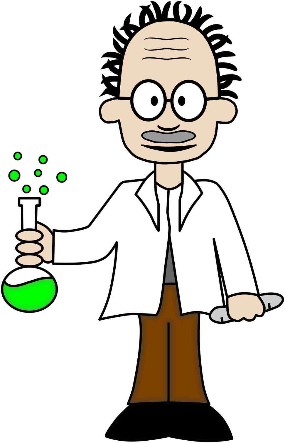 Scientist Png Clipart - Cartoon Scientist Png (1132x1600), Png Download