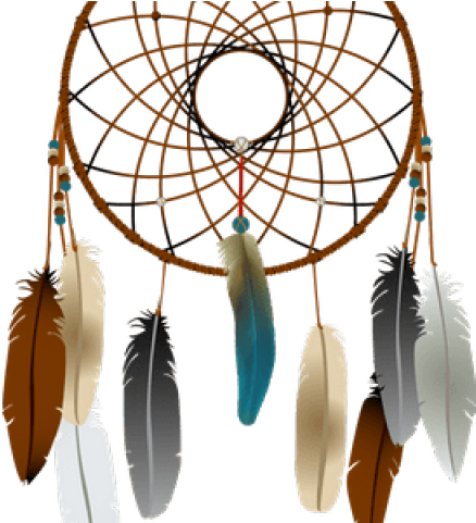 Simple Dream Catcher Clip Art - Native American Culture Items (640x480), Png Download