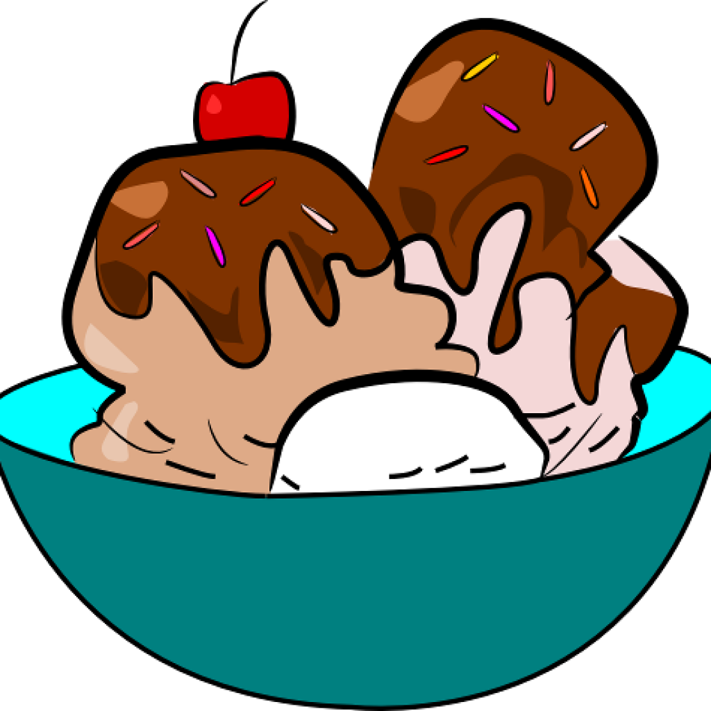 Free Ice Cream Sundae Clipart Clipart Panda - Icecream Sundae Clip Art (1000x950), Png Download