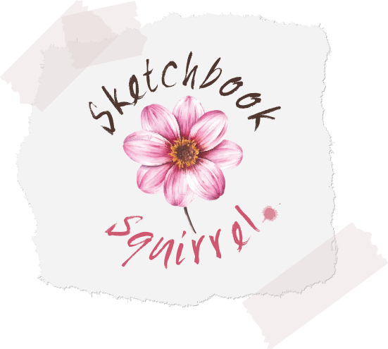 Leisure Painter - Sketchbook Squirrel - Watercolor Painting (551x495), Png Download