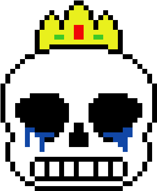 Loli - Sans Head Pixel Art (420x430), Png Download