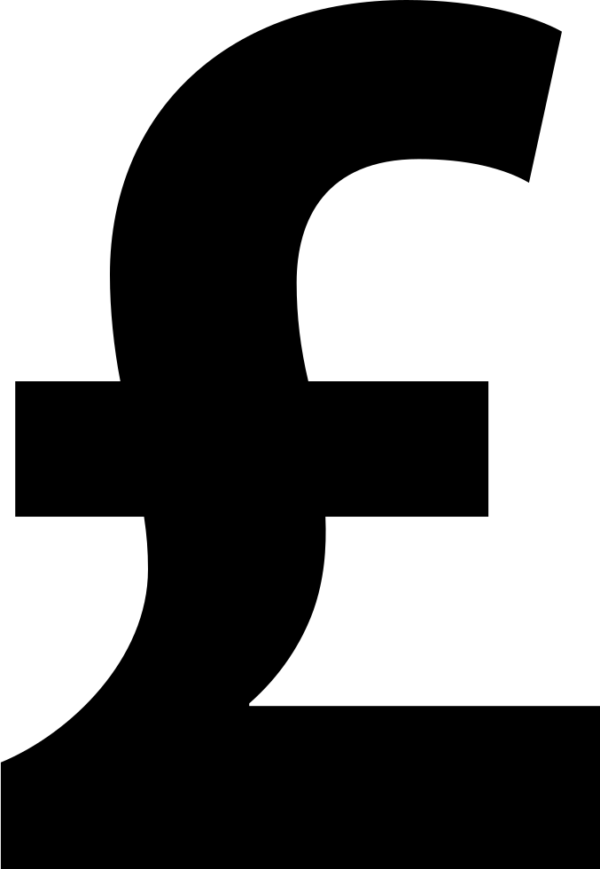 Download Pound Currency Symbol Png Clipart Pound Sign - Pound Currency Symbol Png (677x980), Png Download