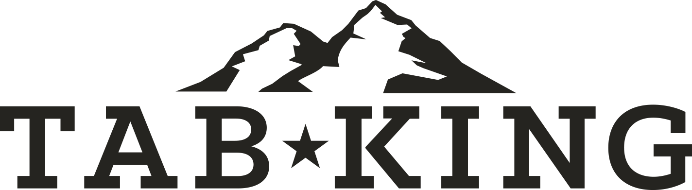 Black Tab King Logo With Transparent Background - Silhouette (1424x391), Png Download