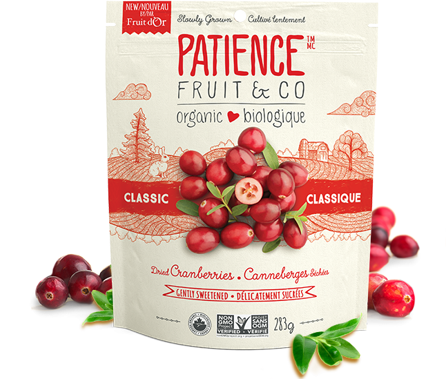 Patience Fruit & Co. Organic Dried Cranberries (677x548), Png Download