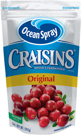 오션스프레이 크레이진 건조크랜베리 오리지날2 - Ocean Spray Craisins Dried (580x580), Png Download