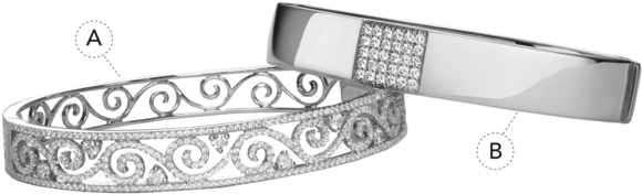 Diamond Bracelet - Bracelet (600x450), Png Download
