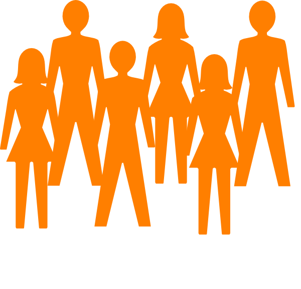 Graphic Library Download Group Of People Running Clipart - Workforce Clipart (600x576), Png Download