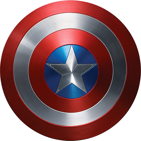 Captain America's Shield - Captain America Logo Png (570x570), Png Download