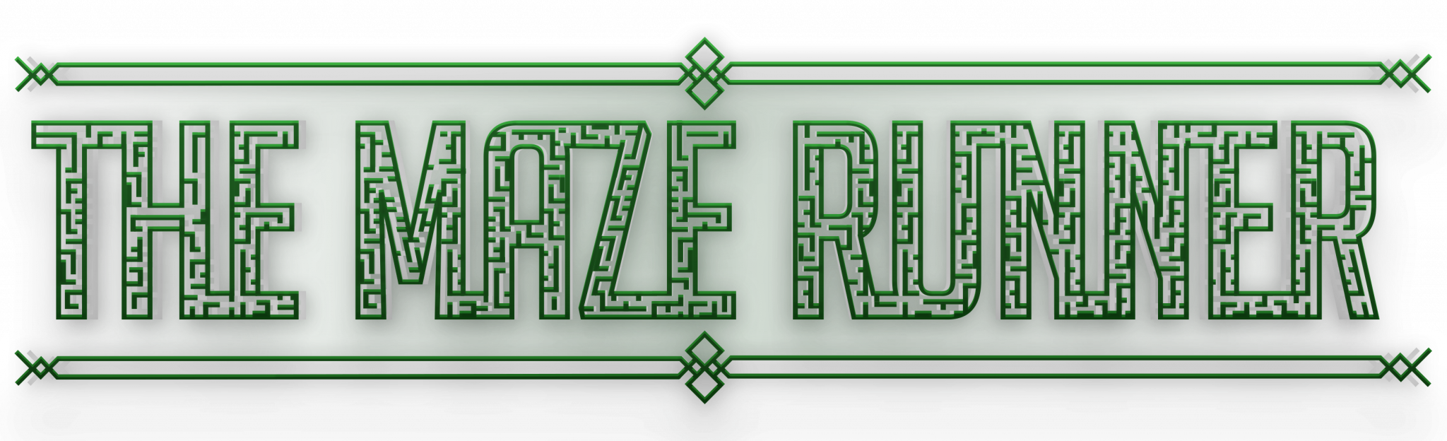 Maze Runner Game Png Clip Royalty Free Download - Maze Runner Book Title (2048x624), Png Download