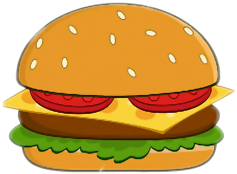Report Abuse - Burger Cartoon (900x660), Png Download