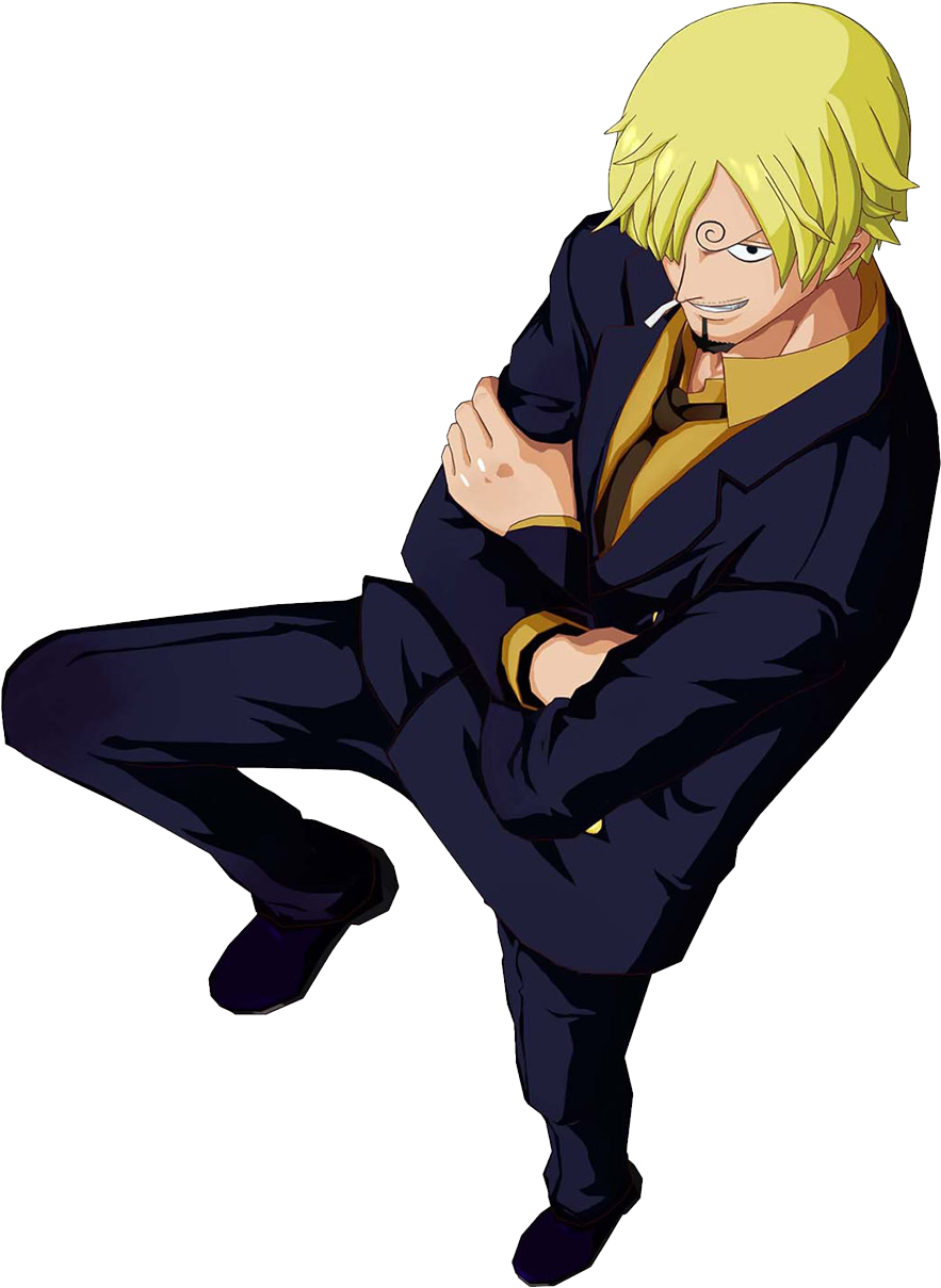 “black Leg” Vinsmoke Sanji - Sanji One Piece Png (1000x1250), Png Download