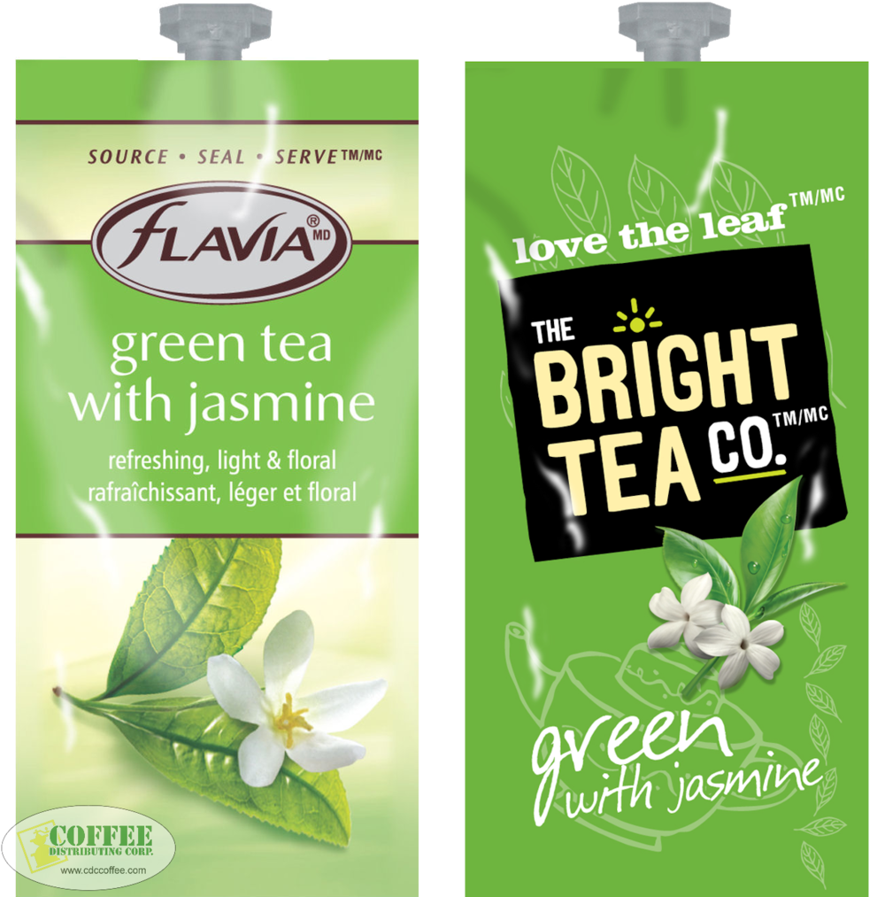 Bright Tea Green With Jasmine - Bright Tea Co. Green With Jasmine 20 Pack (1000x1026), Png Download