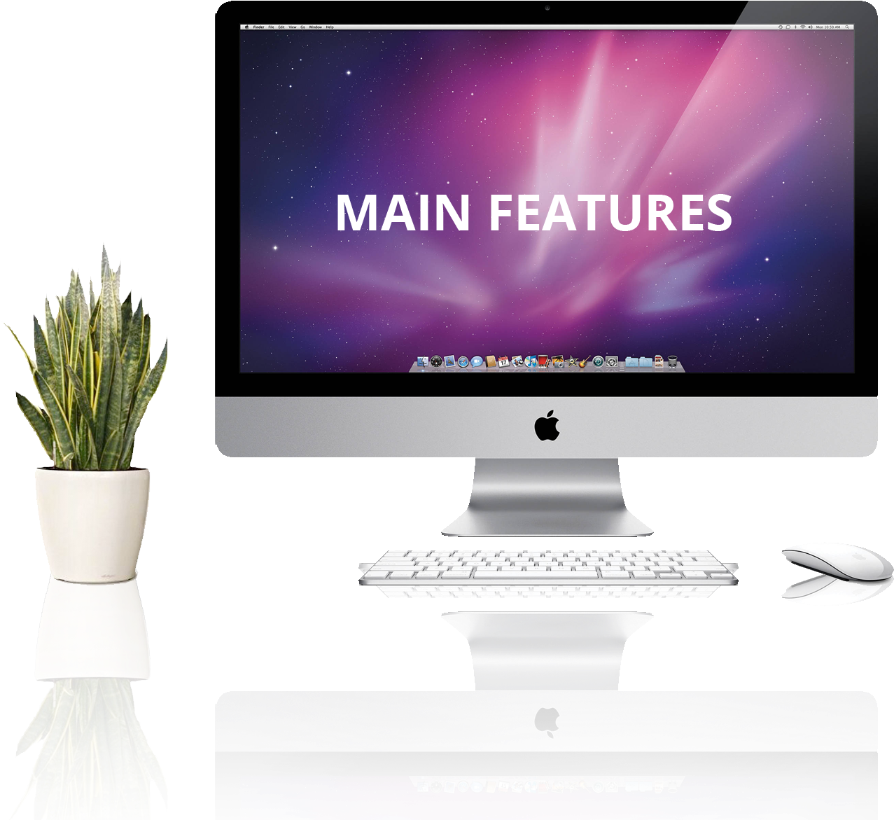 Feature - Imac 27 Inch (1689x1214), Png Download