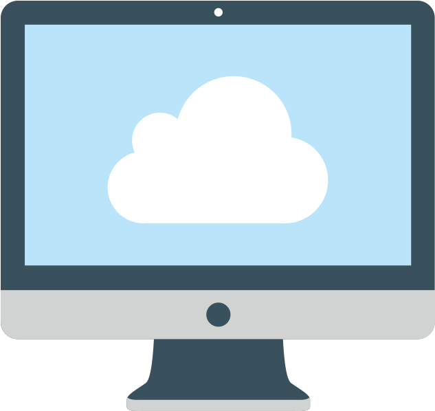 Cloud Desktops For Business - Computer Monitor (675x600), Png Download