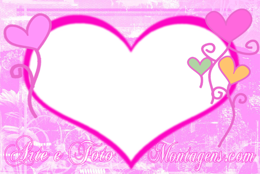 Coracao - Coração Para Foto Png (898x602), Png Download